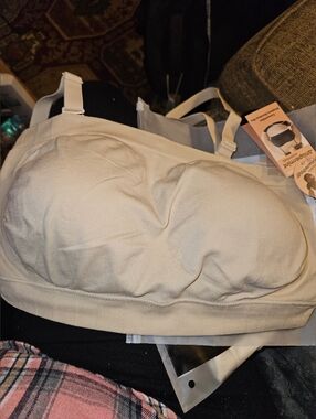 NWT XL Shapermint Beige Convertible Strapless Bandeau Bra